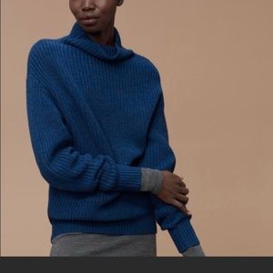 Aritzia Wilfred Montpellier Sweater Blue